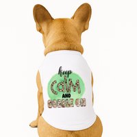Keep Calm And Gobble On Fall Holiday Doggie Tank