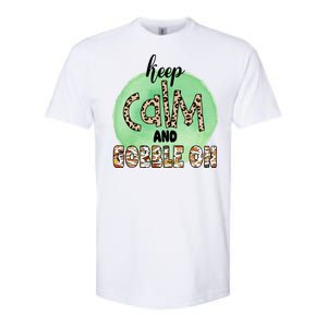 Keep Calm And Gobble On Fall Holiday Softstyle CVC T-Shirt