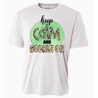 Keep Calm And Gobble On Fall Holiday Cooling Performance Crew T-Shirt