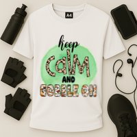 Keep Calm And Gobble On Fall Holiday Performance Shirt