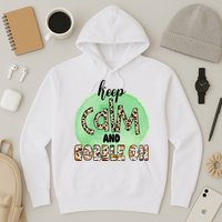 Keep Calm And Gobble On Fall Holiday Hoodie