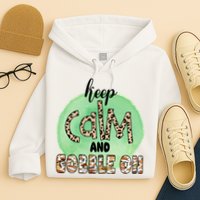 Keep Calm And Gobble On Fall Holiday Hoodie