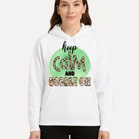 Keep Calm And Gobble On Fall Holiday Hoodie