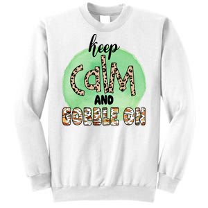 Keep Calm And Gobble On Fall Holiday Sweatshirt