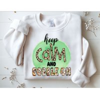 Keep Calm And Gobble On Fall Holiday Sweatshirt