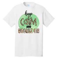 Keep Calm And Gobble On Fall Holiday Tall T-Shirt