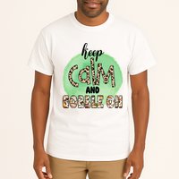 Keep Calm And Gobble On Fall Holiday Tall T-Shirt