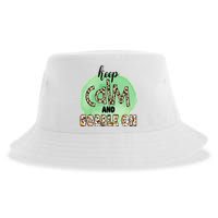 Keep Calm And Gobble On Fall Holiday Sustainable Bucket Hat
