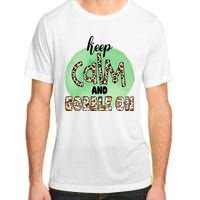 Keep Calm And Gobble On Fall Holiday Adult ChromaSoft Performance T-Shirt