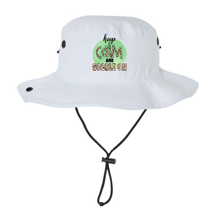 Keep Calm And Gobble On Fall Holiday Bucket Hat