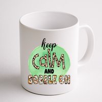 Keep Calm And Gobble On Fall Holiday Mug