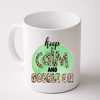Keep Calm And Gobble On Fall Holiday Mug