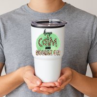 Keep Calm And Gobble On Fall Holiday Tumbler