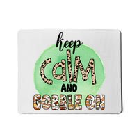 Keep Calm And Gobble On Fall Holiday Mousepad