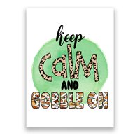 Keep Calm And Gobble On Fall Holiday Poster