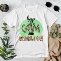 Keep Calm And Gobble On Fall Holiday Premium T-Shirt