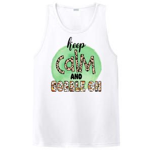 Keep Calm And Gobble On Fall Holiday PosiCharge Competitor Tank