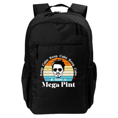 Keep Calm And Have A Mega Pint Johnny Depp Funny Backpack