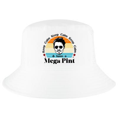 Keep Calm And Have A Mega Pint Johnny Depp Funny Cool Comfort Performance Bucket Hat