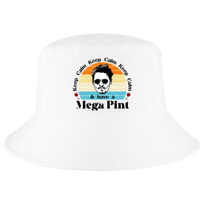 Keep Calm And Have A Mega Pint Johnny Depp Funny Cool Comfort Performance Bucket Hat