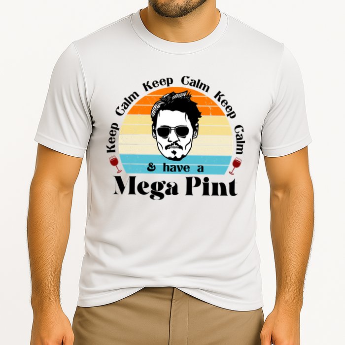Keep Calm And Have A Mega Pint Johnny Depp Funny Performance Shirt