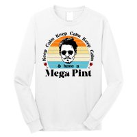 Keep Calm And Have A Mega Pint Johnny Depp Funny Long Sleeve Shirt