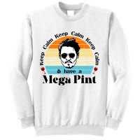 Keep Calm And Have A Mega Pint Johnny Depp Funny Sweatshirt