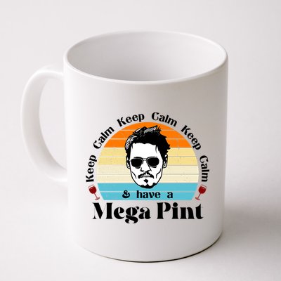 Keep Calm And Have A Mega Pint Johnny Depp Funny Mug
