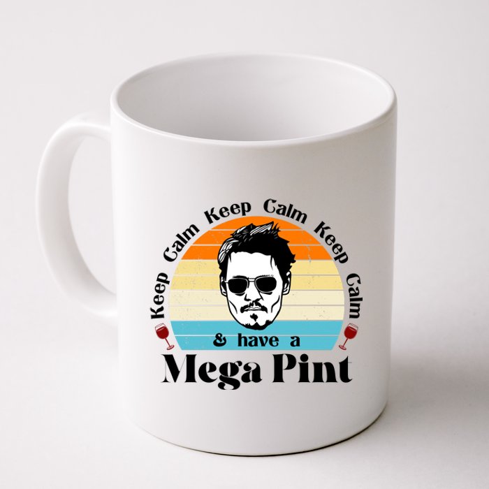 Keep Calm And Have A Mega Pint Johnny Depp Funny Coffee Mug