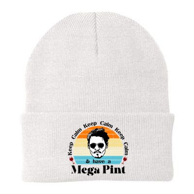 Keep Calm And Have A Mega Pint Johnny Depp Funny Beanie