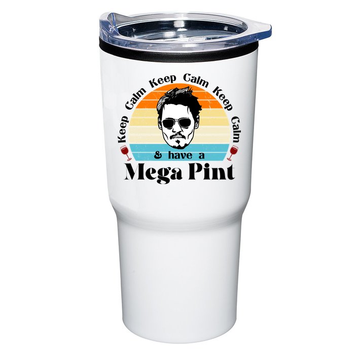 Keep Calm And Have A Mega Pint Johnny Depp Funny Tumbler