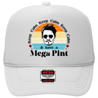 Keep Calm And Have A Mega Pint Johnny Depp Funny Trucker Hat