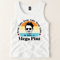 Keep Calm And Have A Mega Pint Johnny Depp Funny Tank Top