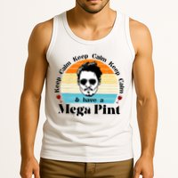 Keep Calm And Have A Mega Pint Johnny Depp Funny Tank Top