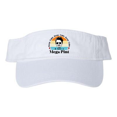 Keep Calm And Have A Mega Pint Johnny Depp Funny Valucap Bio-Washed Visor