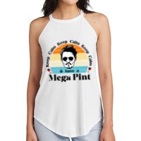 Keep Calm And Have A Mega Pint Johnny Depp Funny Women's Perfect Tri Rocker Tank