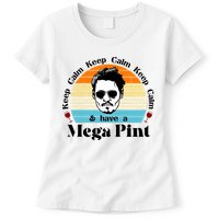 Keep Calm And Have A Mega Pint Johnny Depp Funny Womens T-Shirt