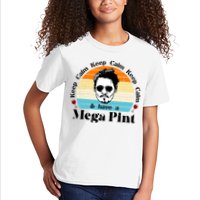 Keep Calm And Have A Mega Pint Johnny Depp Funny Kids T-Shirt