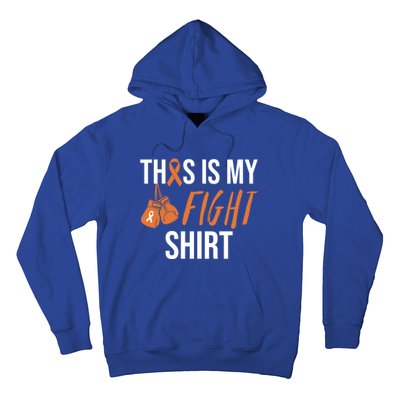 Kidney Cancer Awareness Orange Ribbon Gift Hoodie