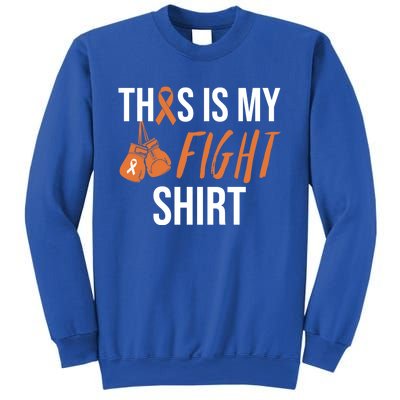 Kidney Cancer Awareness Orange Ribbon Gift Sweatshirt