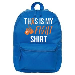 Kidney Cancer Awareness Orange Ribbon Gift 16 in Basic Backpack