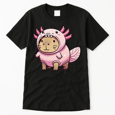 Kawaii Capybara Axolotl Tall T-Shirt