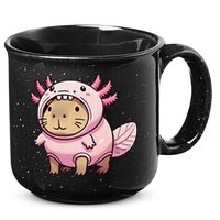 Kawaii Capybara Axolotl 15oz Campfire Ceramic Mug