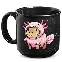 Kawaii Capybara Axolotl 15oz Campfire Ceramic Mug