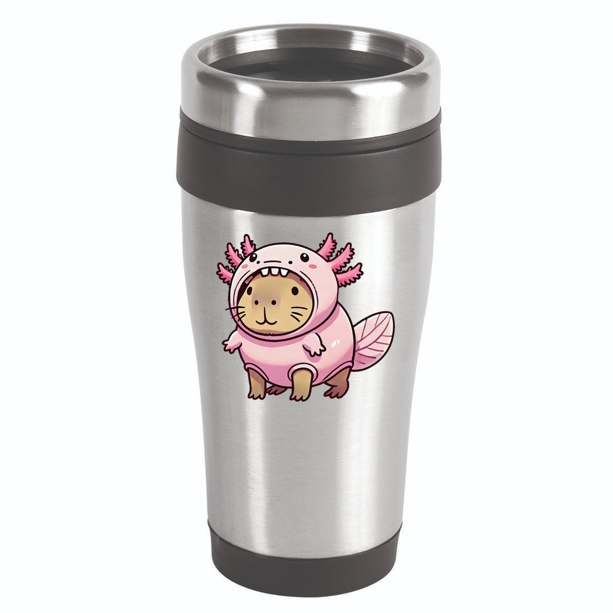 Kawaii Capybara Axolotl 16oz Travel Tumbler