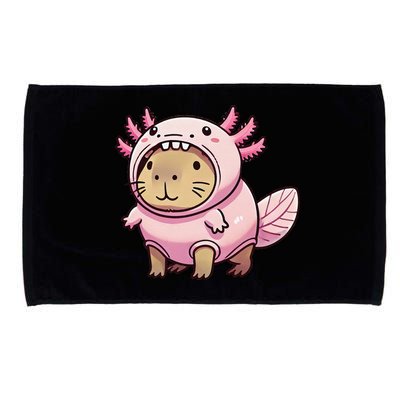Kawaii Capybara Axolotl Microfiber Hand Towel