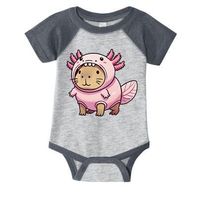Kawaii Capybara Axolotl Infant Baby Jersey Bodysuit