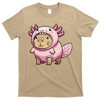 Kawaii Capybara Axolotl T-Shirt
