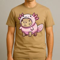 Kawaii Capybara Axolotl T-Shirt