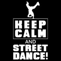 Keep Calm And Street Dance Drawstring Bag